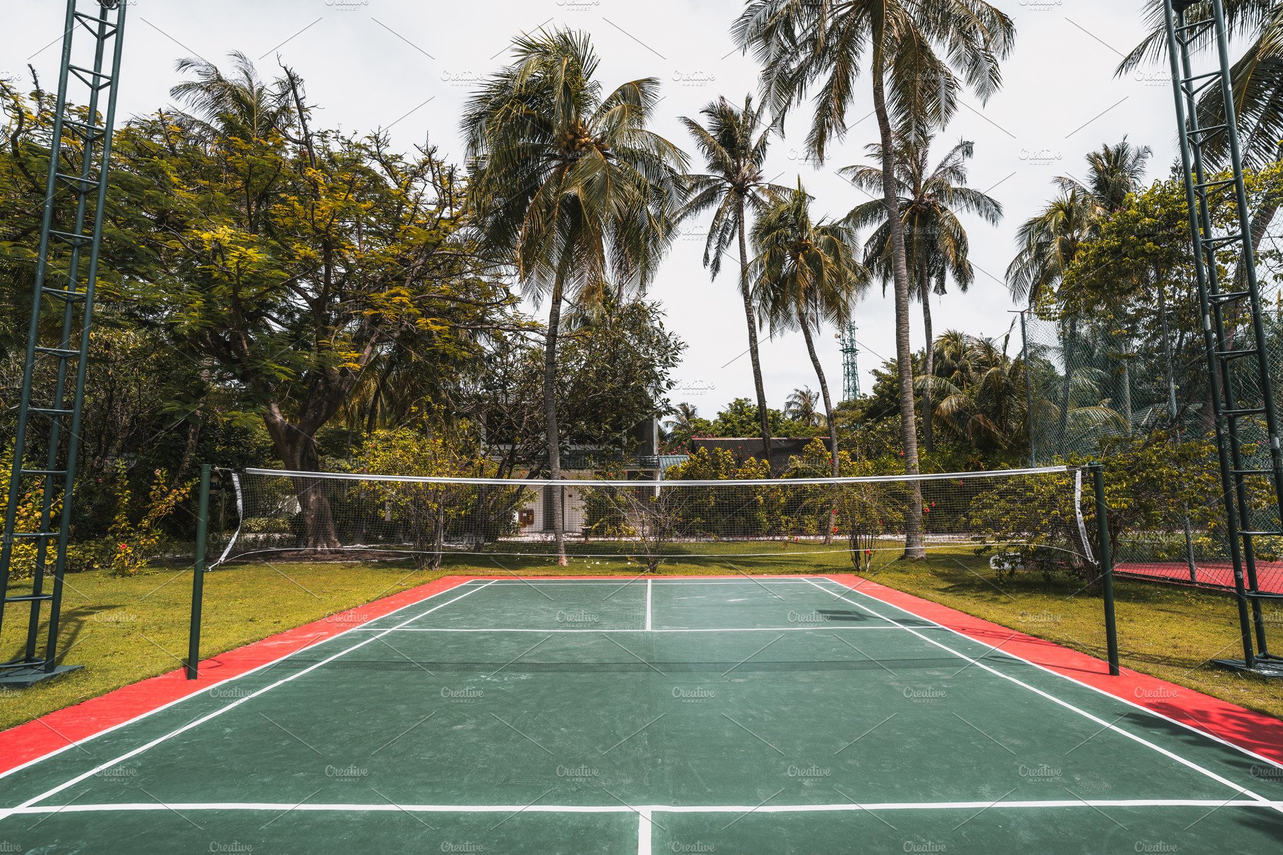 Outdoor Badminton Court